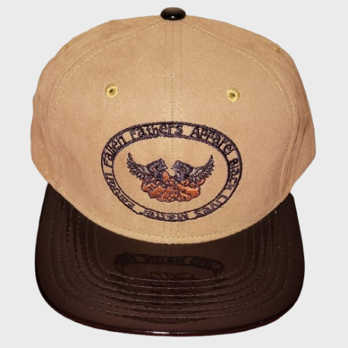 FFA's Black Lives Matter Black Leather & Tan Suede Snap Back
