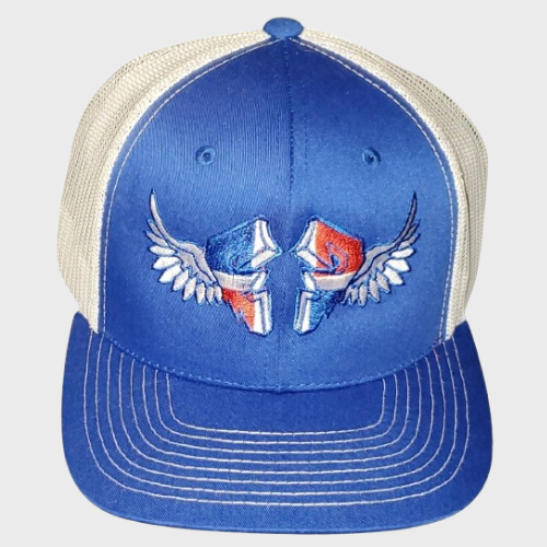 Fallen Father's Apparel Blue & White Dominican Republic Flag Trucker Hat