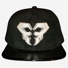 FFA's The Mask Of Our Fallen Black Suede & Leather Snap Back