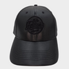 Fallen Father's Apparel Stamp Black Leather Dad Hat