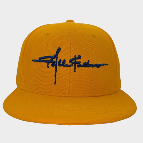 Fallen Father's Apparel Signature Yellow & Blue Snap Back