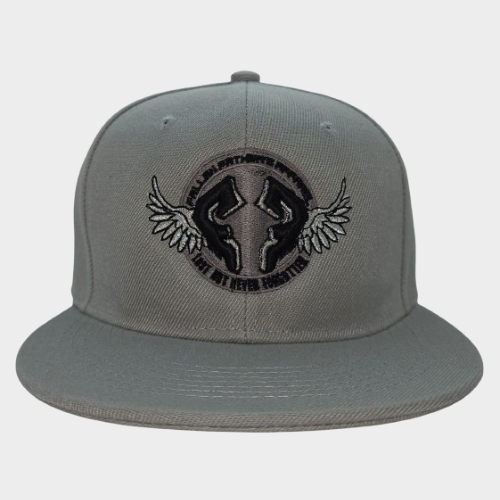 Fallen Father's Apparel Stamp Gray, Black & White Snap Back