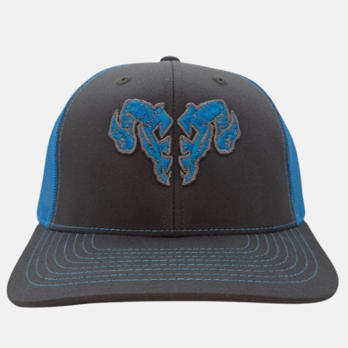 FFA's Rampage Gray & Light Blue Trucker Hat