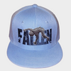 FFA's The Fallen Light Blue, Gray & Navy Blue Snap Back