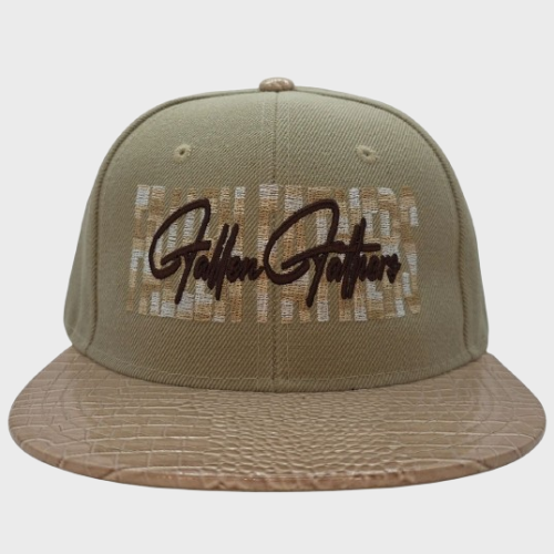 FFA's Step-Fathers Tan & Brown Leather Snap Back