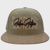 FFA's Step-Fathers Tan & Brown Leather Snap Back
