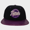 Fallen Father's Apparel Stamp Purple, Black, & White Snap Back