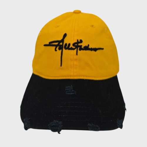 Fallen Father's Apparel Signature Black & Yellow DadHat