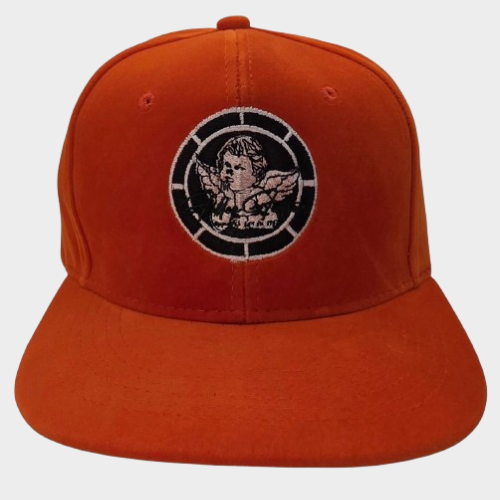 Fallen Father's Apparel Angel Orange Suede Snap Back