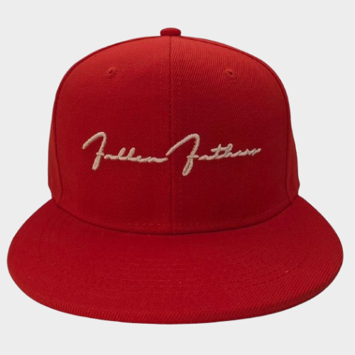 Fallen Father's Apparel Signature Red & White Snap Back