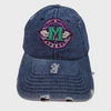 Fallen Mother's Apparel Stamp Jean Purple, Green, &White Dad Hat