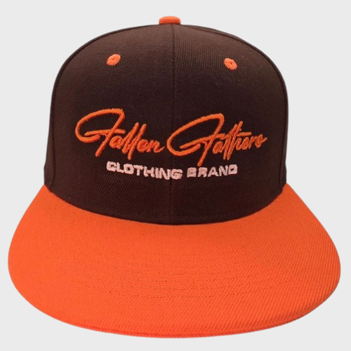 Fallen Father's Clothing Brand Orange & Brown SnapBack