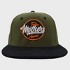 Fallen Mother's Apparel Patch Army Green, Black, Orange and White Snap Back