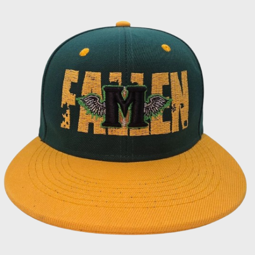 Fallen Mother's Apparel Green & Yellow Snap Back
