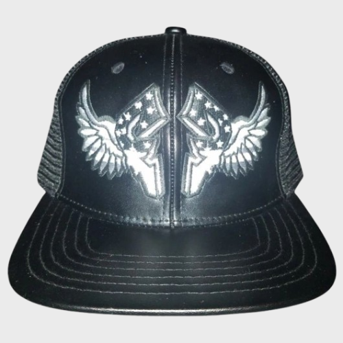 FFA's Knight Rider Black Leather Trucker Hat