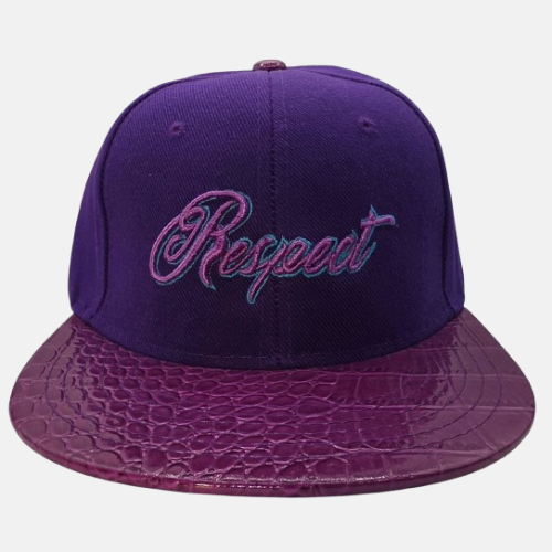 FFA's Respect Purple Leather Snap Back