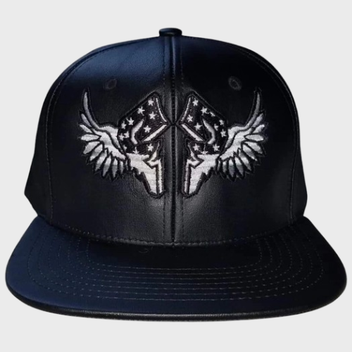 FFA's Knight Rider Black Leather Snap Back